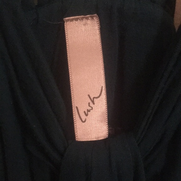 Long dark Turquoise tank top, string detailing (L) - Picture 4 of 11